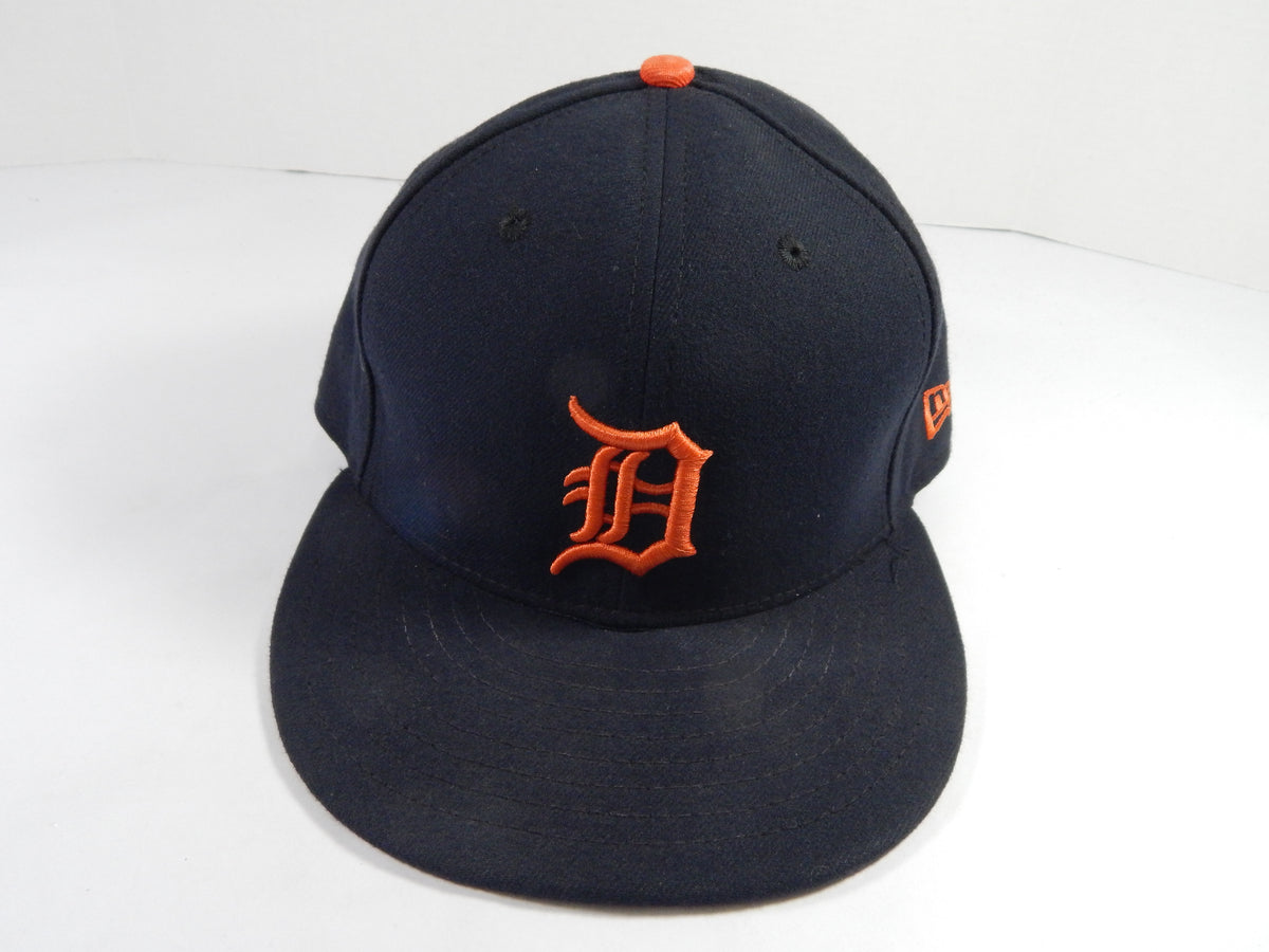 2022 Detroit Tigers Austin Meadows #17 Game Issued Pos Used Navy Hat 7.375 2