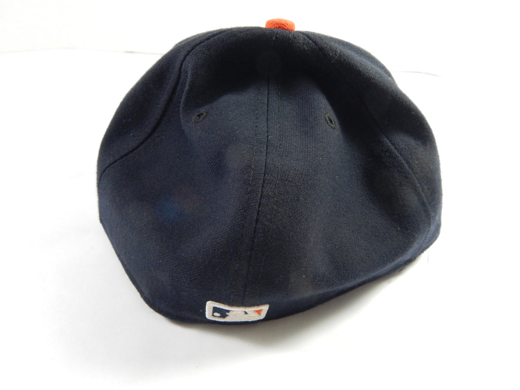 2022 Detroit Tigers Austin Meadows #17 Game Issued Pos Used Navy Hat 7.375 2 Pic2