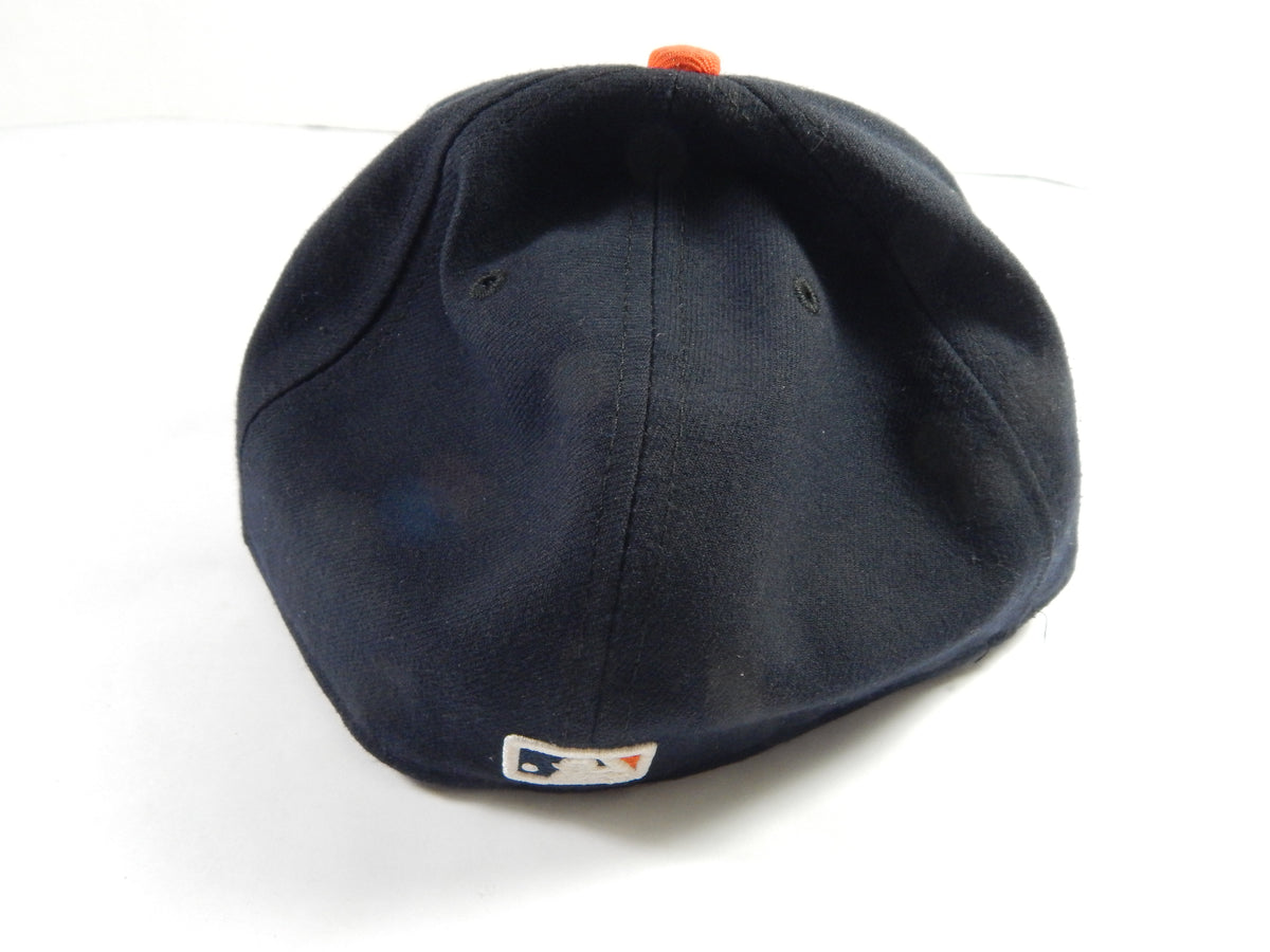 2022 Detroit Tigers Austin Meadows #17 Game Issued Pos Used Navy Hat 7.375 2 Pic2