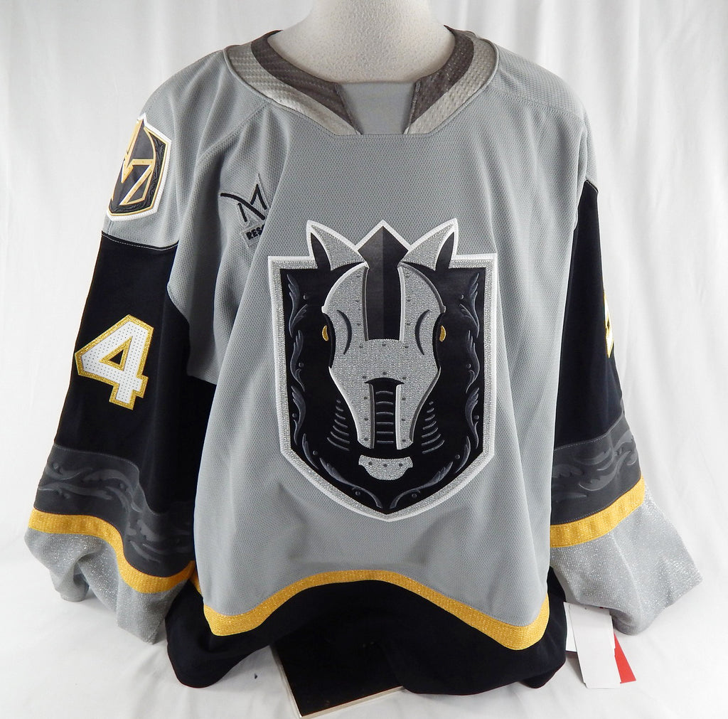 2023-24 Henderson Silver Knights Brent Pedersen #54 Game Issued Grey Jersey 58 4
