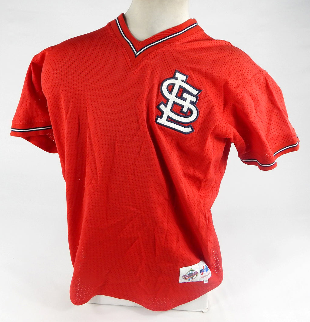 1990s St. Louis Cardinals Game Issued Red Jersey Batting Practice ST 46 DP71827
