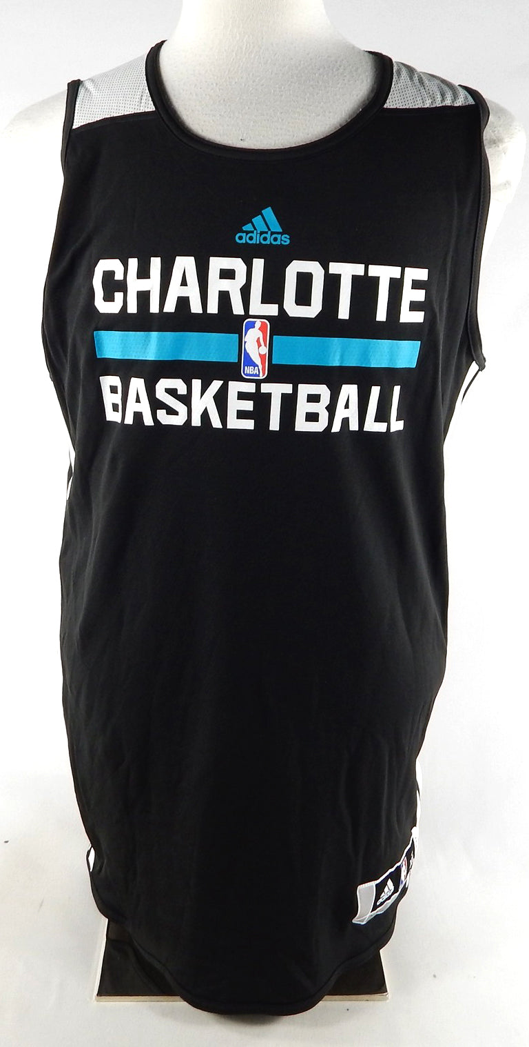 2013-14 Charlotte Hornets Game Issued Black Practice Jersey XL 140
