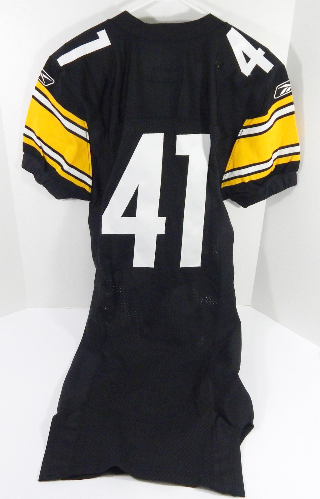 2006 Pittsburgh Steelers #41 Game Issued Black Jersey Nameplate Removed 42 2 Pic2
