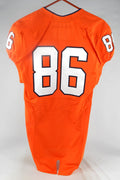 2013 Virginia Cavaliers #86 Game Used Orange Jersey NP Rem 40 119