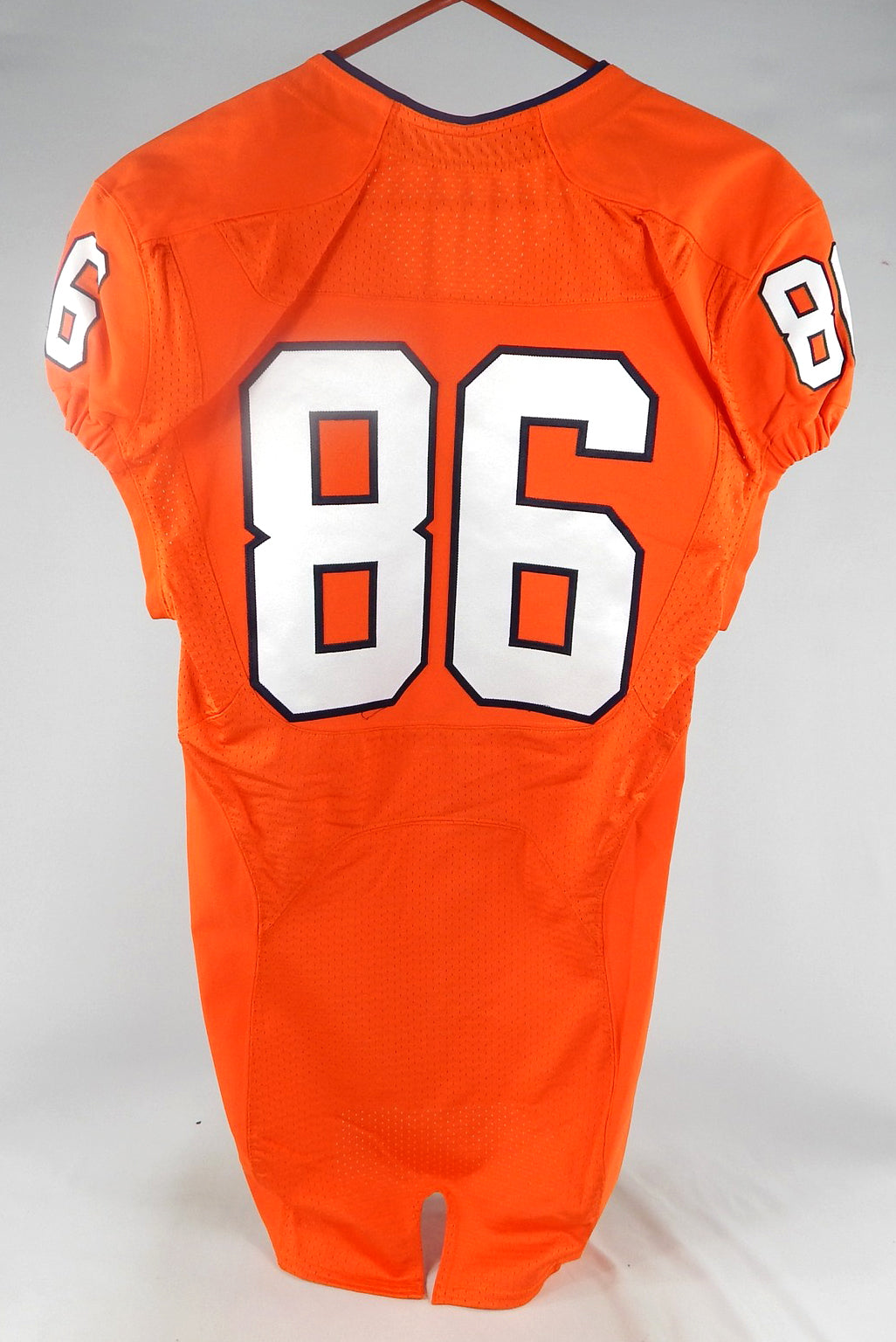 2013 Virginia Cavaliers #86 Game Used Orange Jersey NP Rem 40 119
