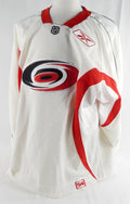 2000s Carolina Hurricanes #19 Game Used White Practice Jersey 54 937