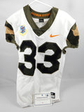 2021 Air Force Falcons #33 Game Issued White Jersey Air Power Legacy Football M6