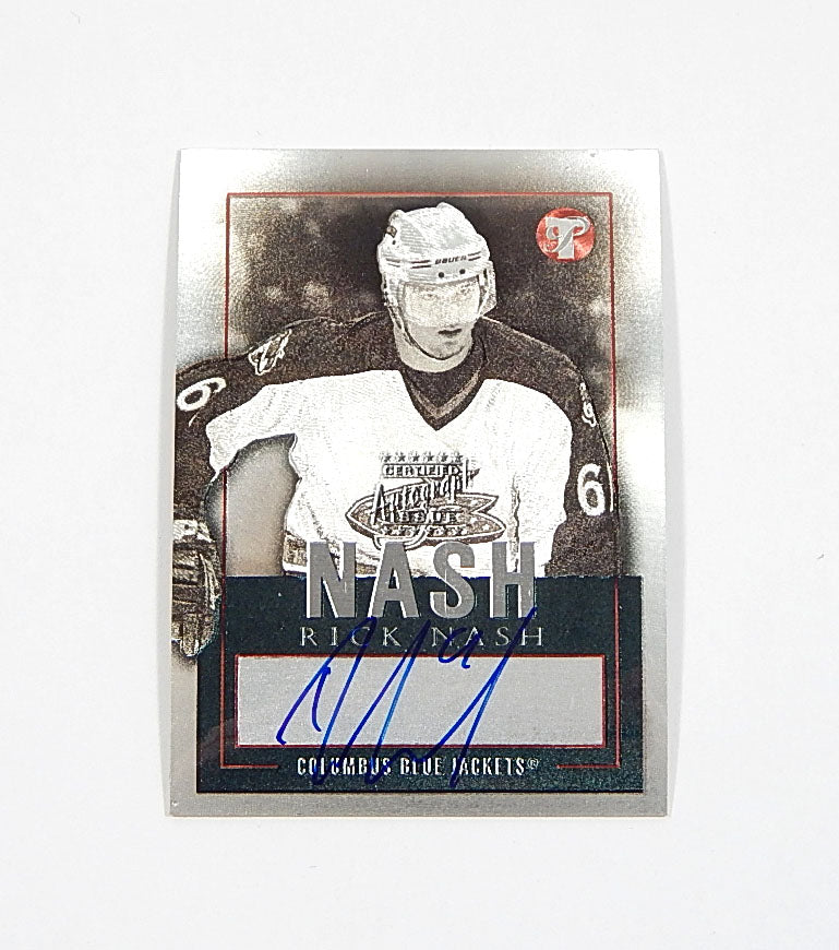 2003-04 Topps Pristine Autographs Rick Nash #PE-RN Auto