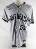 2019 Long Beach State Dirtbags #52 Game Used Grey Jersey Baseball L 599