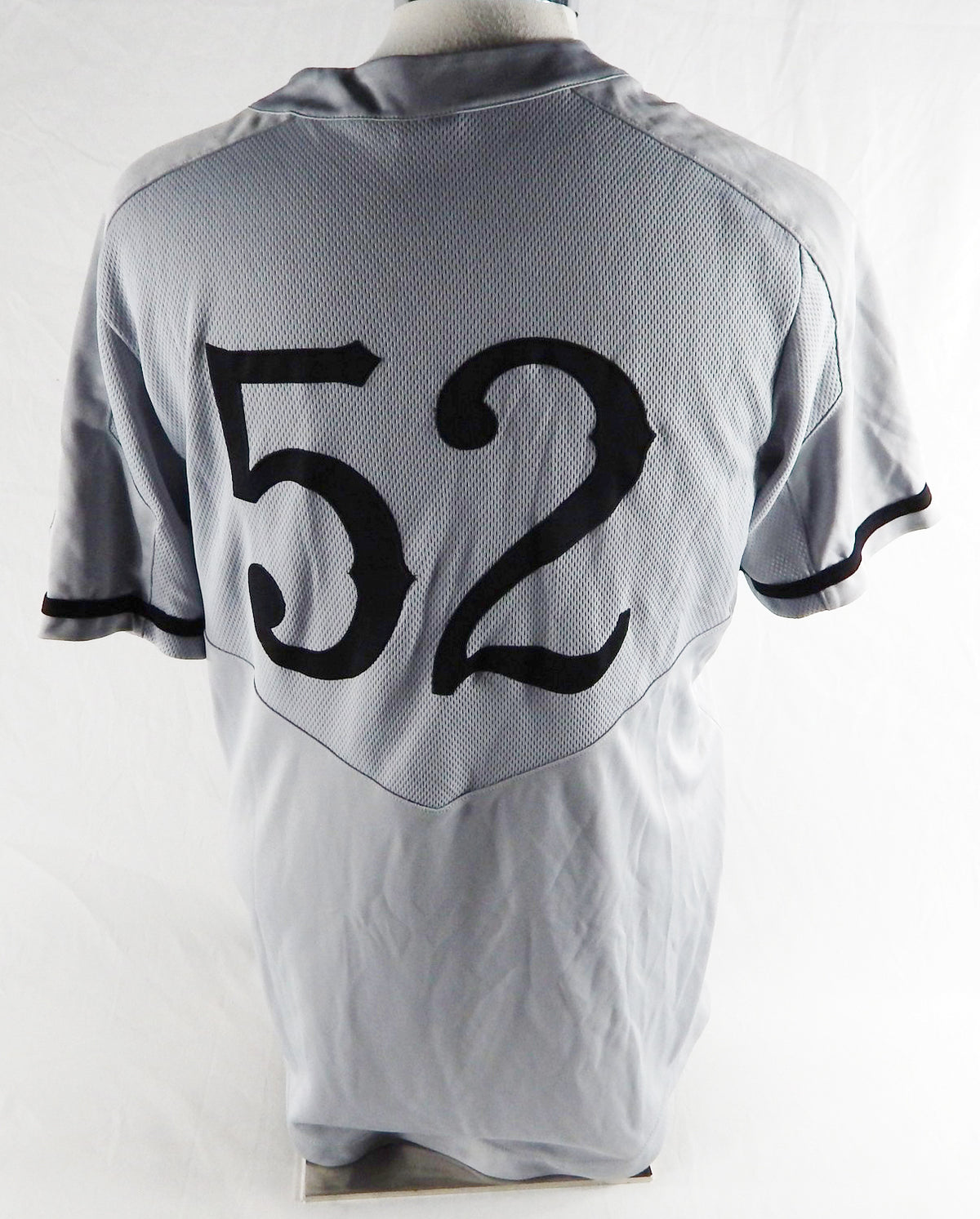 2019 Long Beach State Dirtbags #52 Game Used Grey Jersey Baseball L 599 Pic2