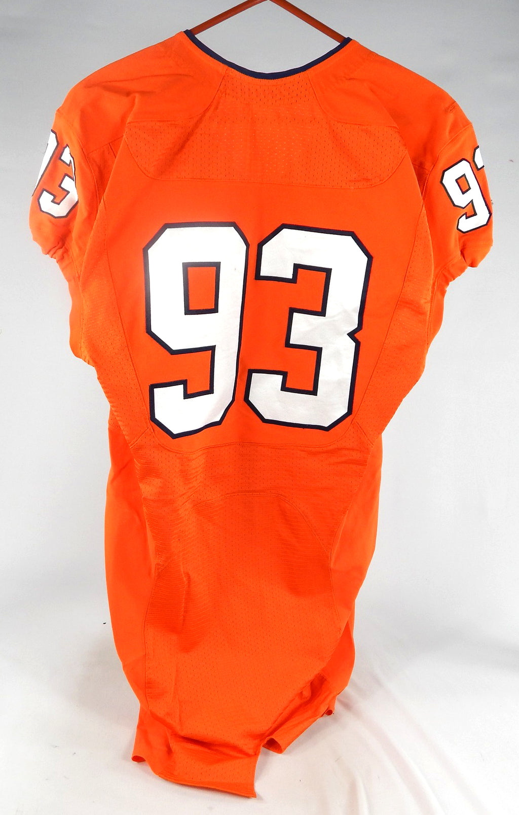 2013 Virginia Cavaliers #93 Game Used Orange Jersey NP Rem 42 121 Pic2
