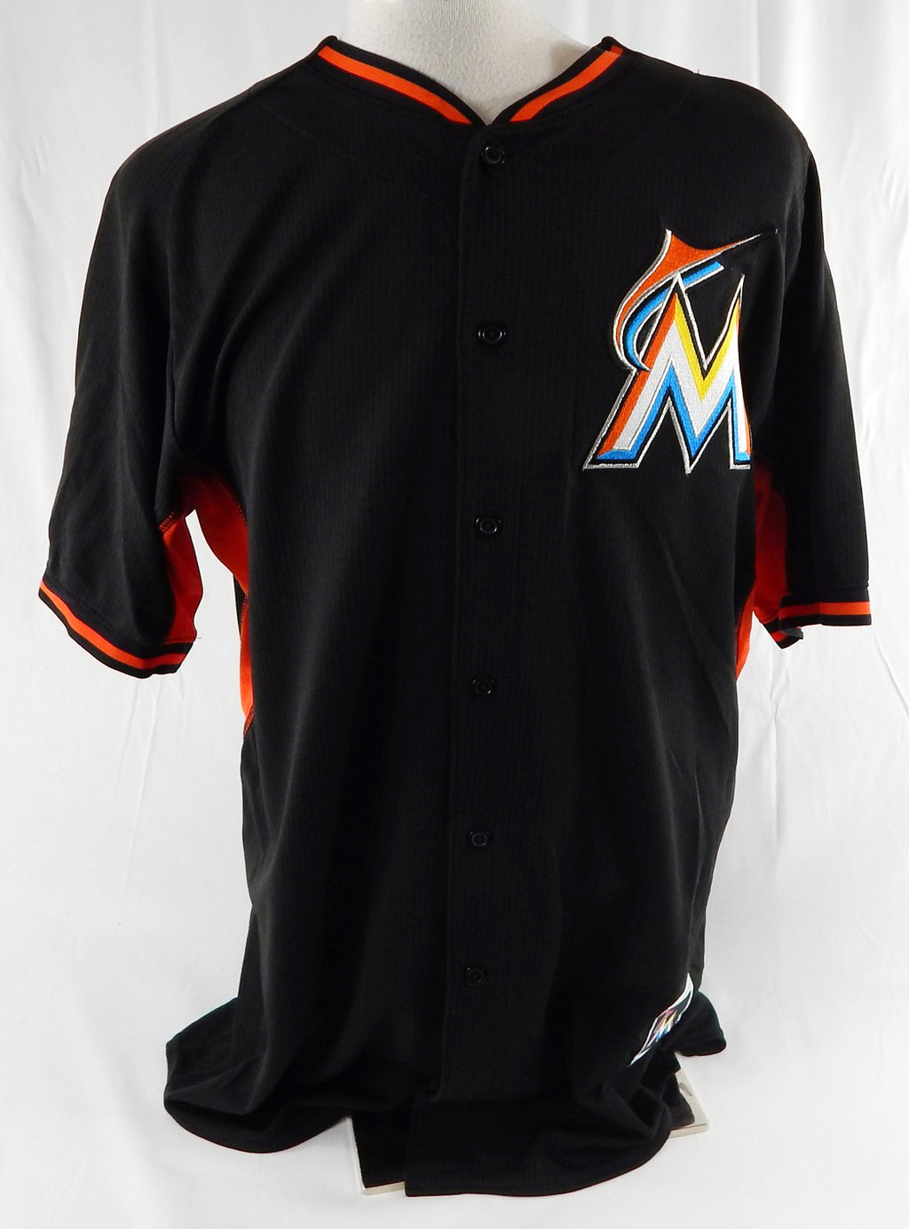2014-16 Miami Marlins Grant Dayton #66 Game Used Black Jersey ST BP 48 044
