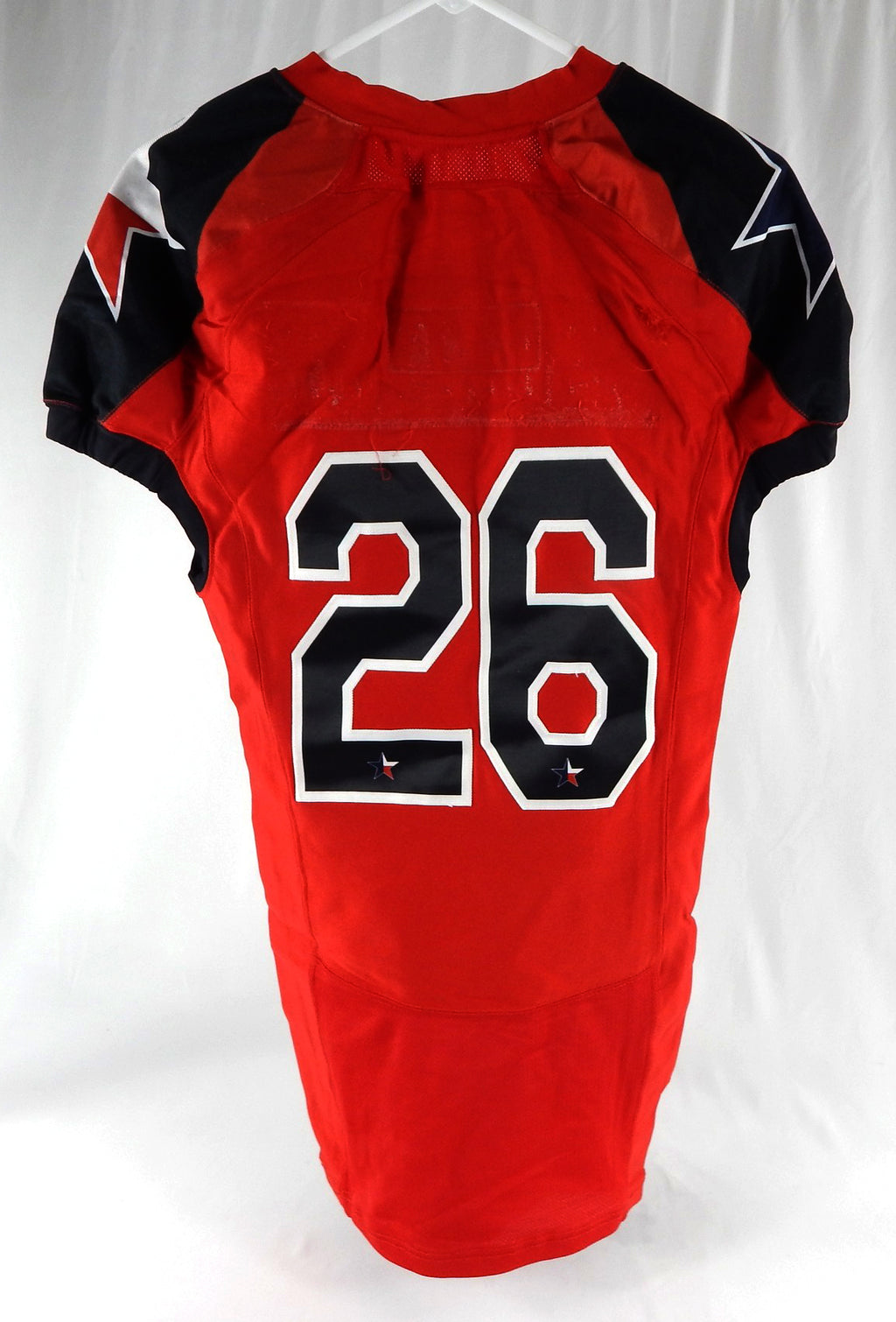 2012 Texas Tech Red Raiders #26 Game Used Red Jersey Lone Star Football NP R 63 Pic2
