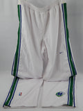 1997-04 Dallas Mavericks #5 Game Used White Warm Up Pants 3XL+6 374