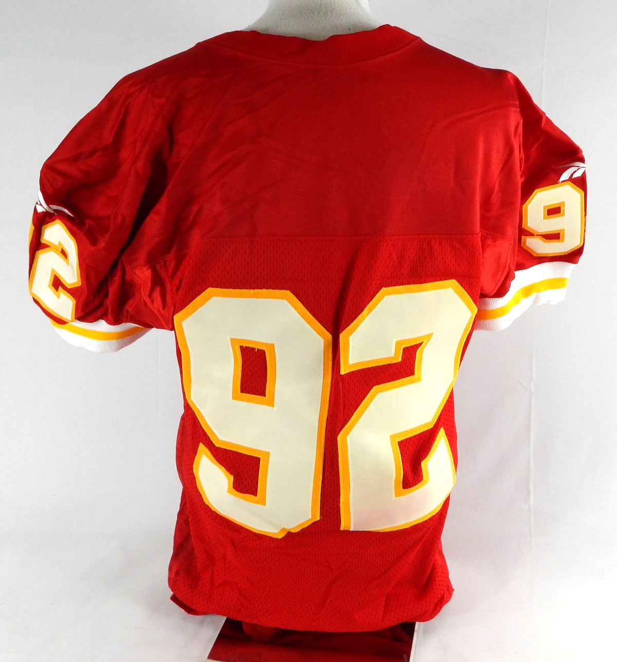 1997 Kansas City Chiefs #92 Game Issued Red Jersey 44 072 Pic2