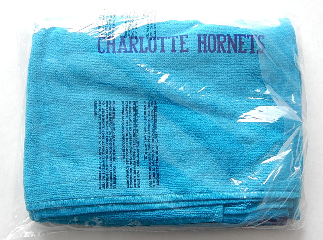Charlotte Hornets Bench Locker Room Towel NIP Pic2