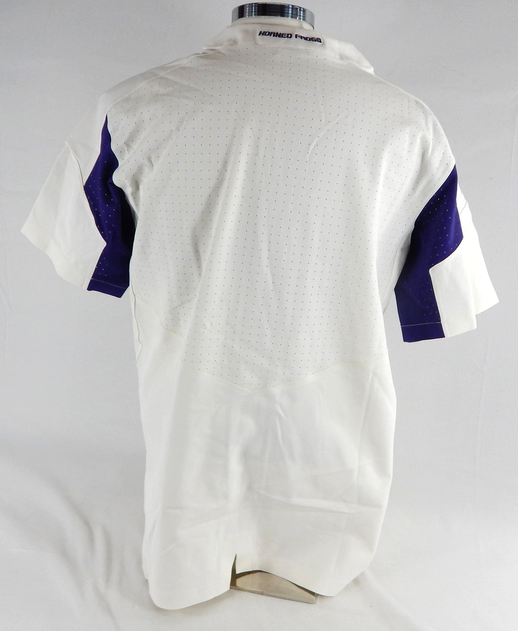 2017 Texas Christian TCU Horned Frogs Blank Game Issued White Jersey Baseball L3 Pic2