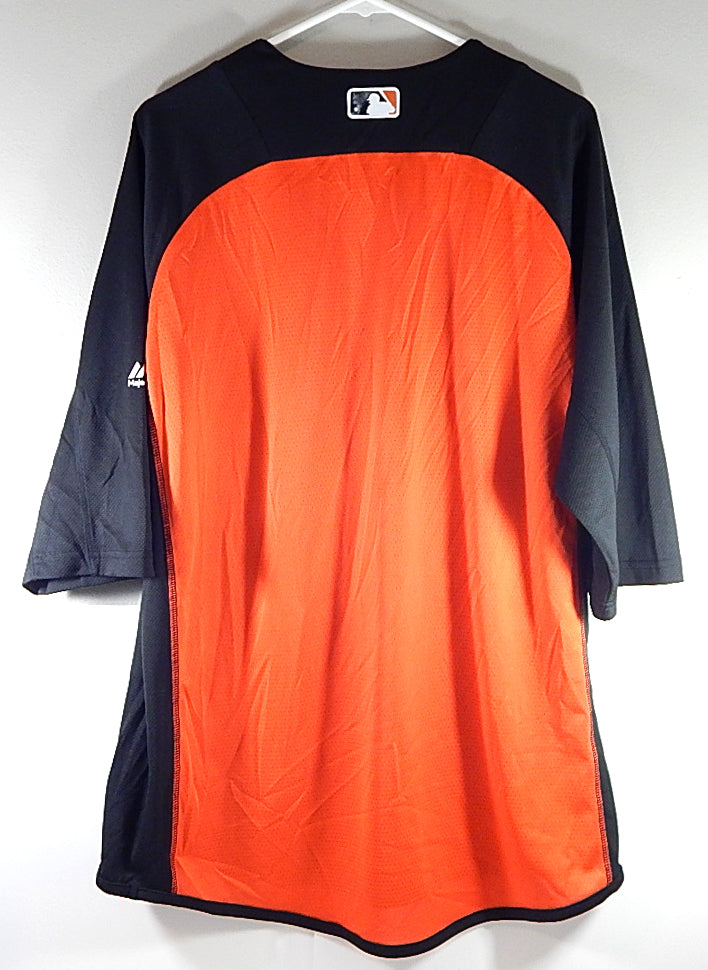 Miami Marlins Majestic Cool Base MLB Team Issued Baseball Jersey Black XL Pic2