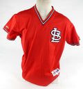 1990s St. Louis Cardinals Game Issued Red Jersey BP ST 44 DP71849