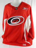 2000s Carolina Hurricanes # Game Used Red Practice Jersey 58 945