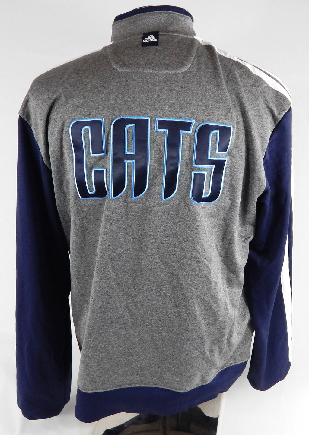 2012-13 Charlotte Bobcats Jannero Pargo #5 Game Used Grey Warm Up Jacket M 029 Pic2