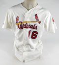 1990s Palm Beach Cardinals #16 Game Used White Jersey 48 DP71852