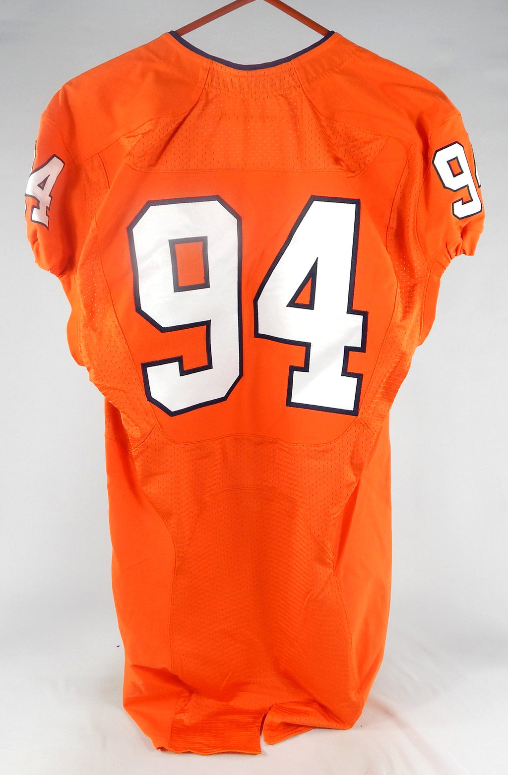 2014 Virginia Cavaliers #94 Game Used Orange Jersey NP Rem 42 129