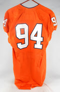 2014 Virginia Cavaliers #94 Game Used Orange Jersey NP Rem 42 129