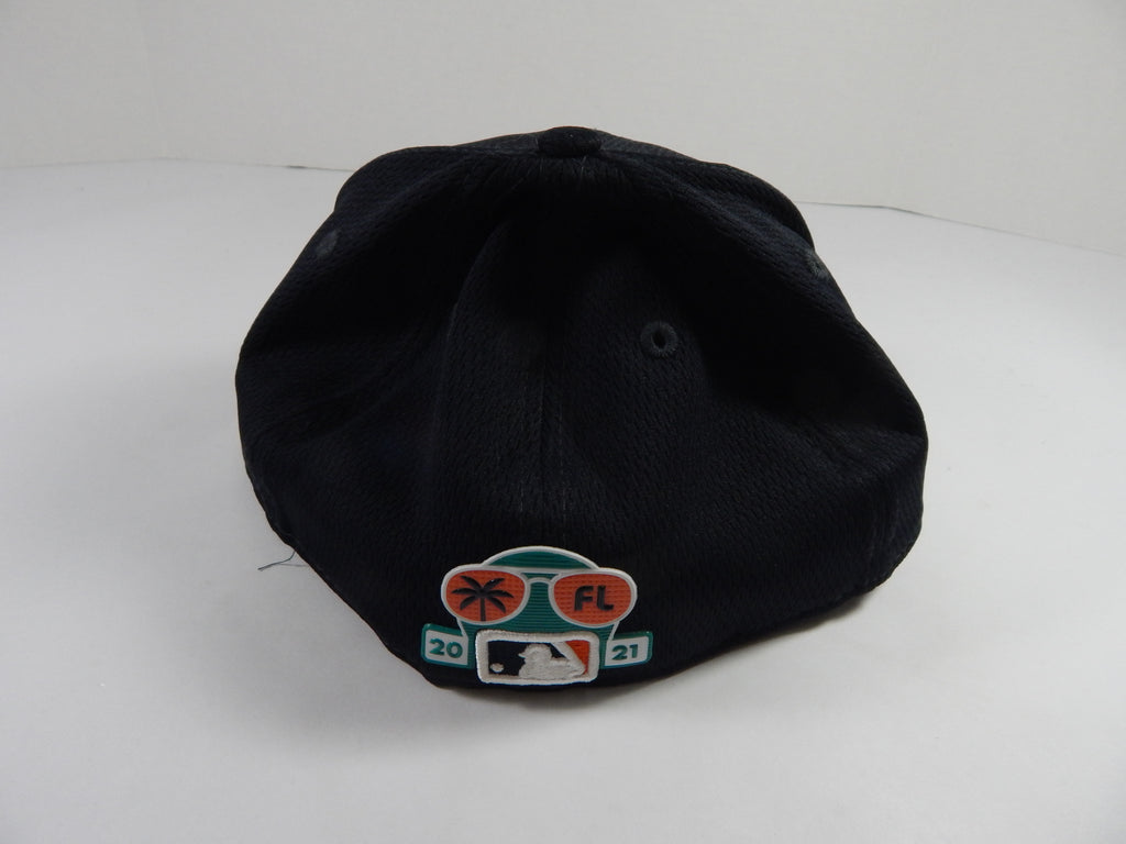 2021 Detroit Tigers Harold Castro #30 Game Issued Pos Used Navy Hat ST 75 Pic2