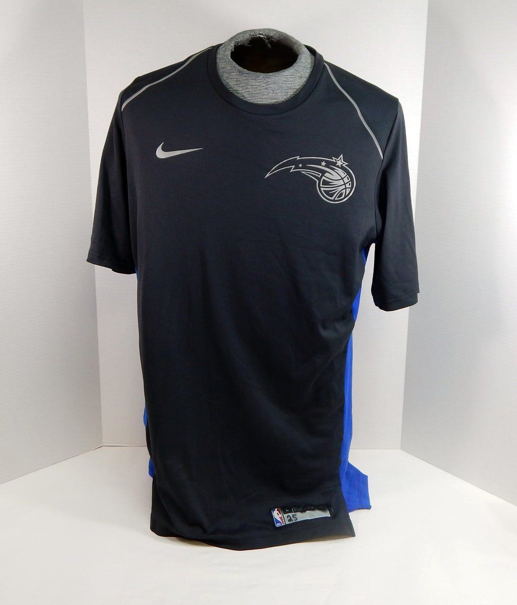 2017-18 Orlando Magic Wes Iwundu #25 Game Used Grey Shooting Shirt L DP51356 Pic2