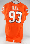 2012 Virginia Cavaliers Will Hill #93 Game Used Orange Jersey 42 130