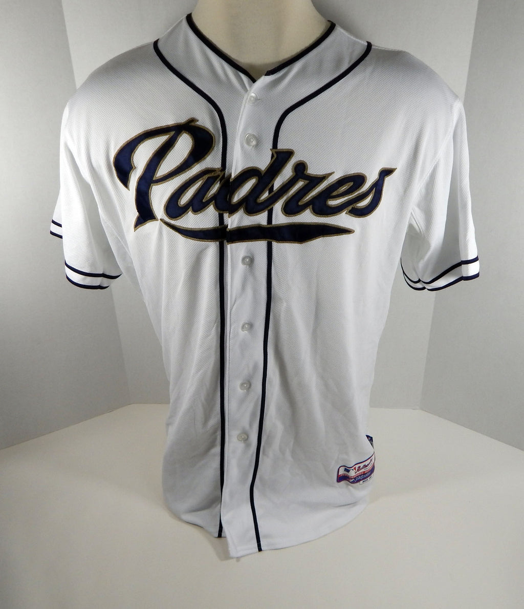 San Diego Padres Ernesto Frieri #39 Game Issued White Jersey Pic2