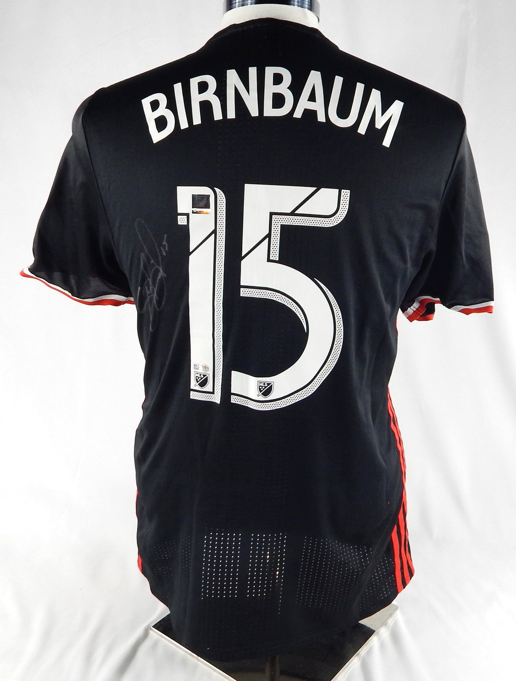 2016 D.C. United Steve Birnbaum #15 Game Used Signed Black Jersey L DP90154 Pic2