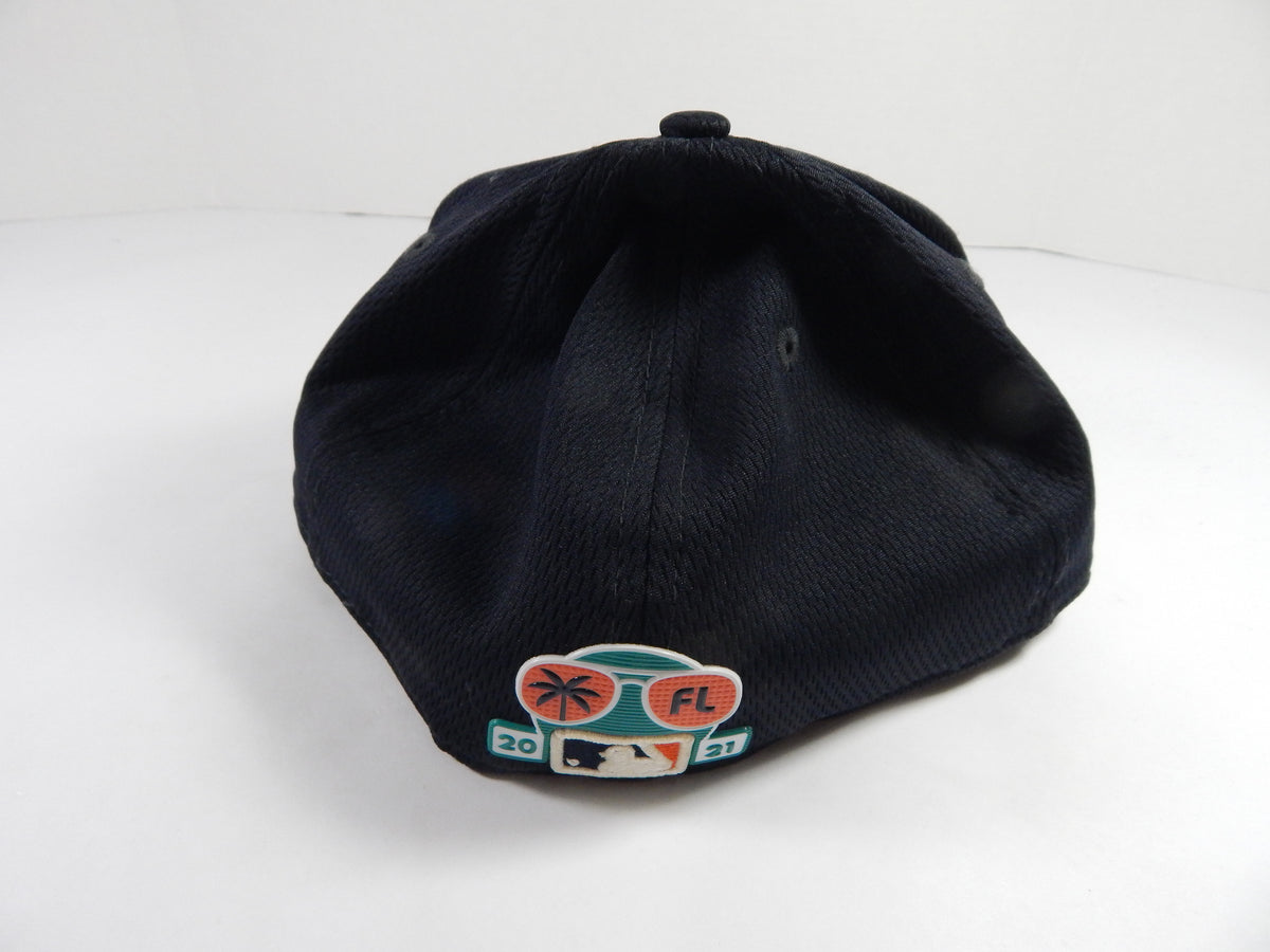 2021 Detroit Tigers Game Issued Pos Used Navy Hat Spring Training 7.375 78 Pic2