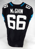 2019 Jacksonville Jaguars Garrett McGhin #66 Game Issued Black Jersey 46 543