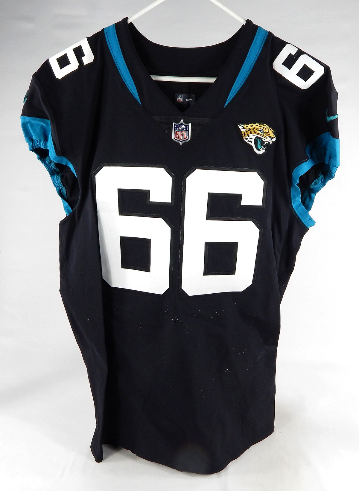 2019 Jacksonville Jaguars Garrett McGhin #66 Game Issued Black Jersey 46 543 Pic2