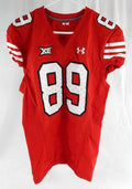 2023 Texas Tech Red Raiders #89 Game Used Red Jersey Throwback Football NP R 6