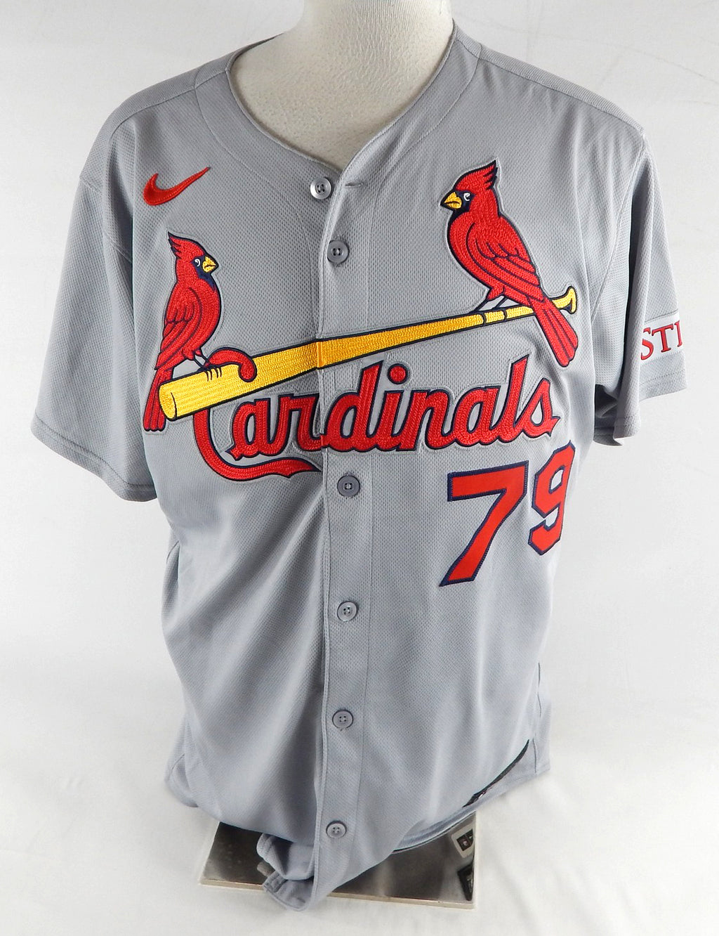 2025 St. Louis Cardinals Michael Gomez #79 Game Issued Grey Jersey 46 554