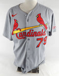 2025 St. Louis Cardinals Michael Gomez #79 Game Issued Grey Jersey 46 554