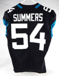 2022 Jacksonville Jaguars Ty Summers #54 Game Issued Black Jersey 42 695