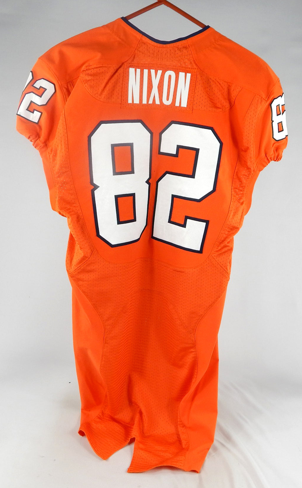 2013 Virginia Cavaliers Mario Nixon #82 Game Used Orange Jersey 40 DP78136