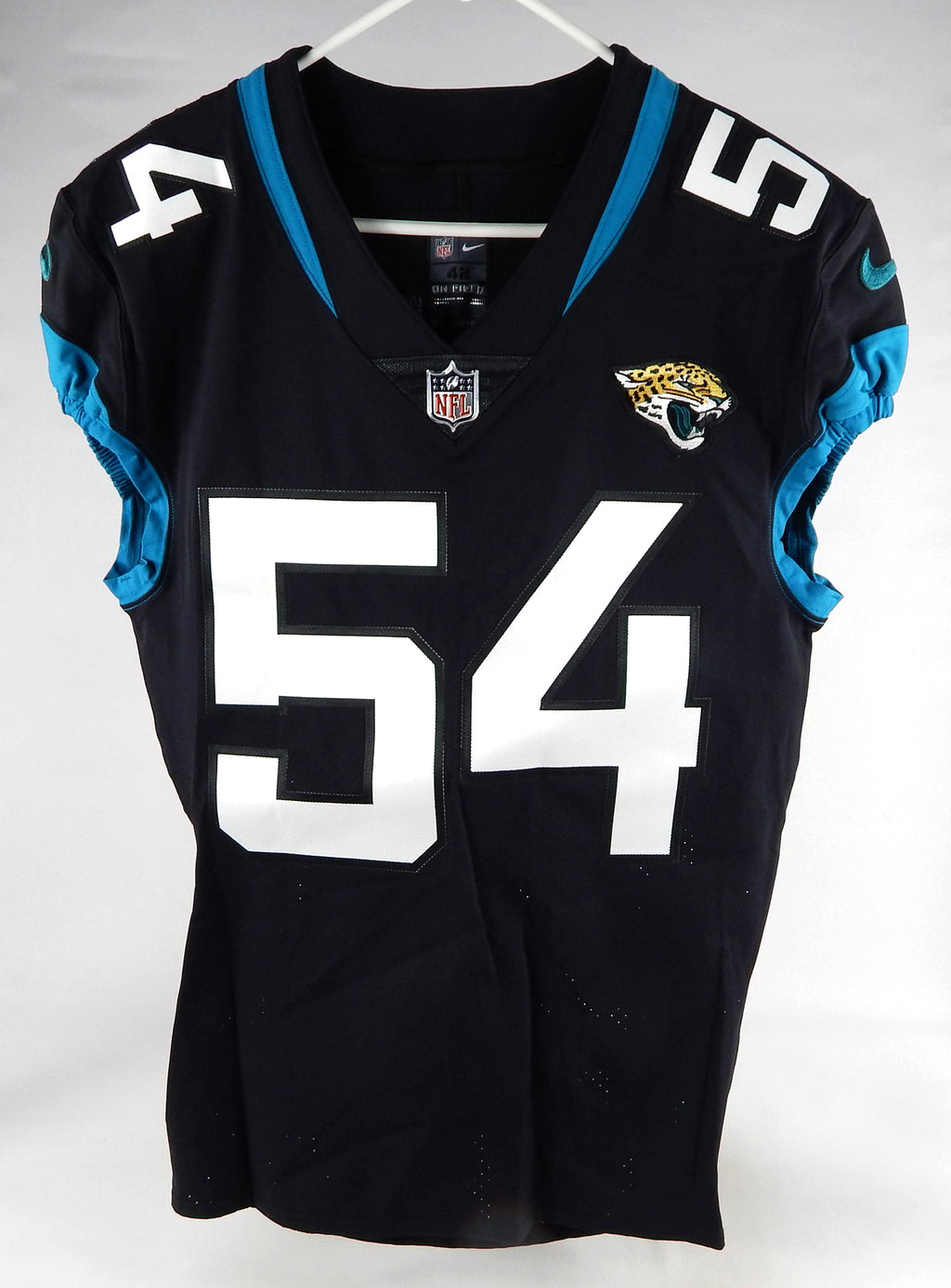 2022 Jacksonville Jaguars Ty Summers #54 Game Issued Black Jersey 42 695 Pic2