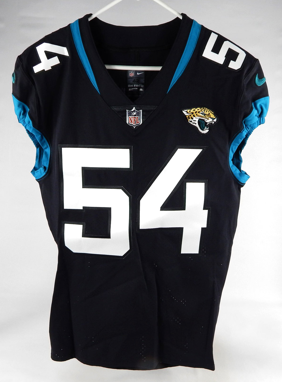 2022 Jacksonville Jaguars Ty Summers #54 Game Issued Black Jersey 42 695 Pic2