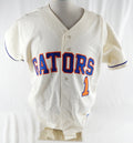 1990s Florida Gators #1 Game Used White Jersey Baseball 46 136