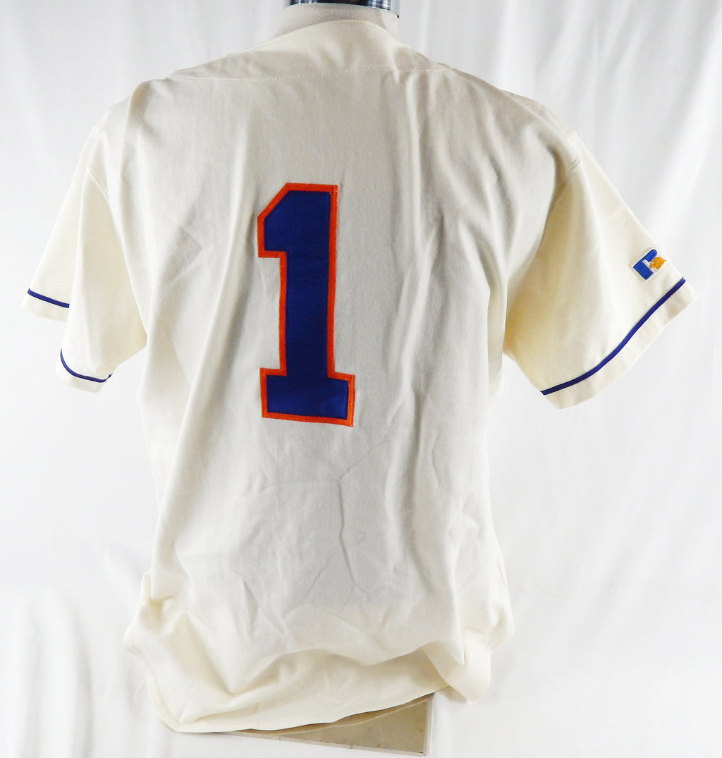 1990s Florida Gators #1 Game Used White Jersey Baseball 46 136 Pic2