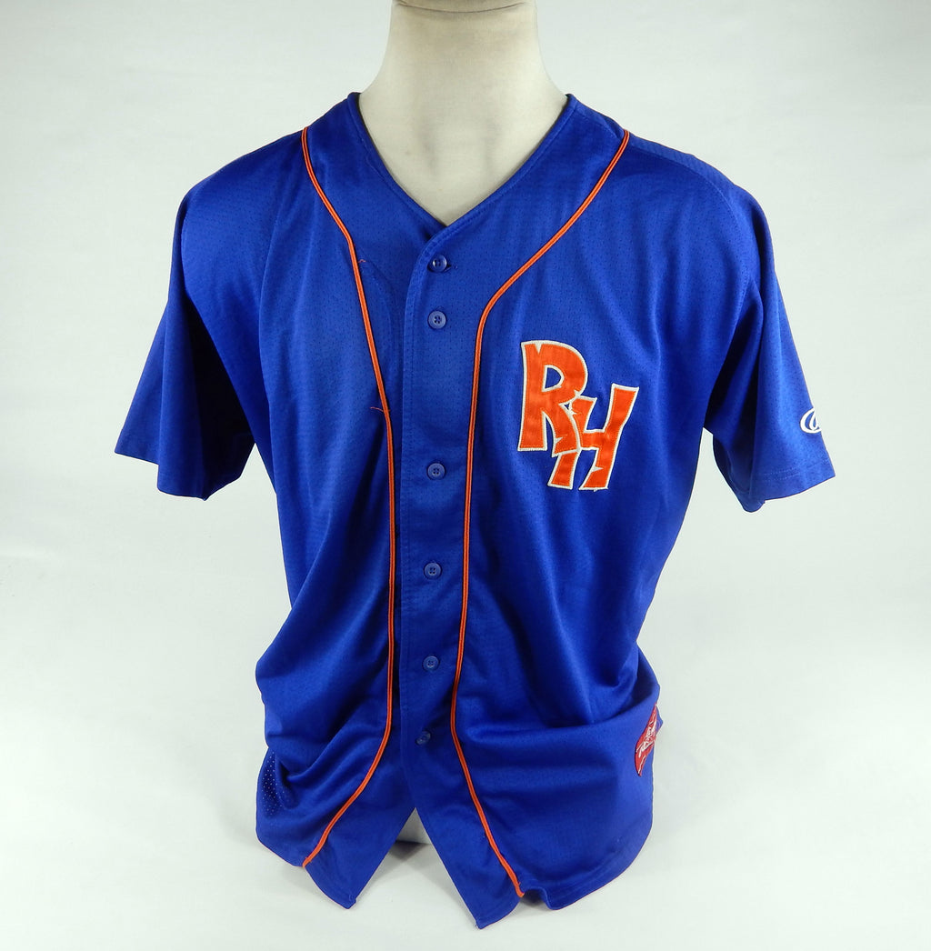 Midland Rockhounds #18 Game Used Blue Jersey XL DP71926 Pic2