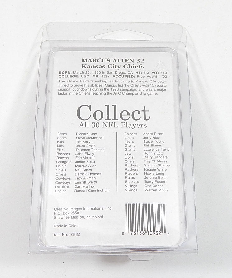 Lot of (12) Micro Stars Marcus Allen Figures In Original Packaging Pic2