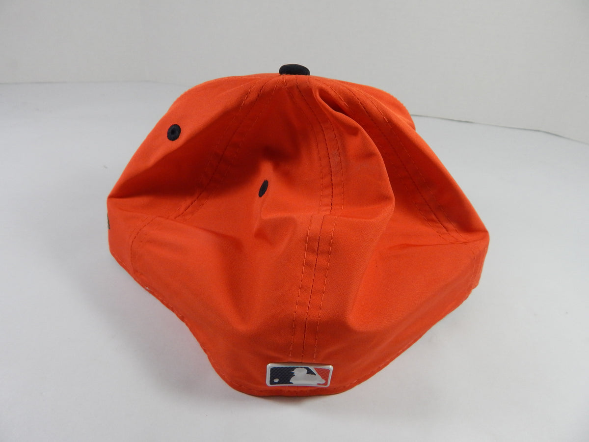 2017-18 Detroit Tigers #12 Game Issued Pos Used Orange Hat Batting Practice 7 8 Pic2