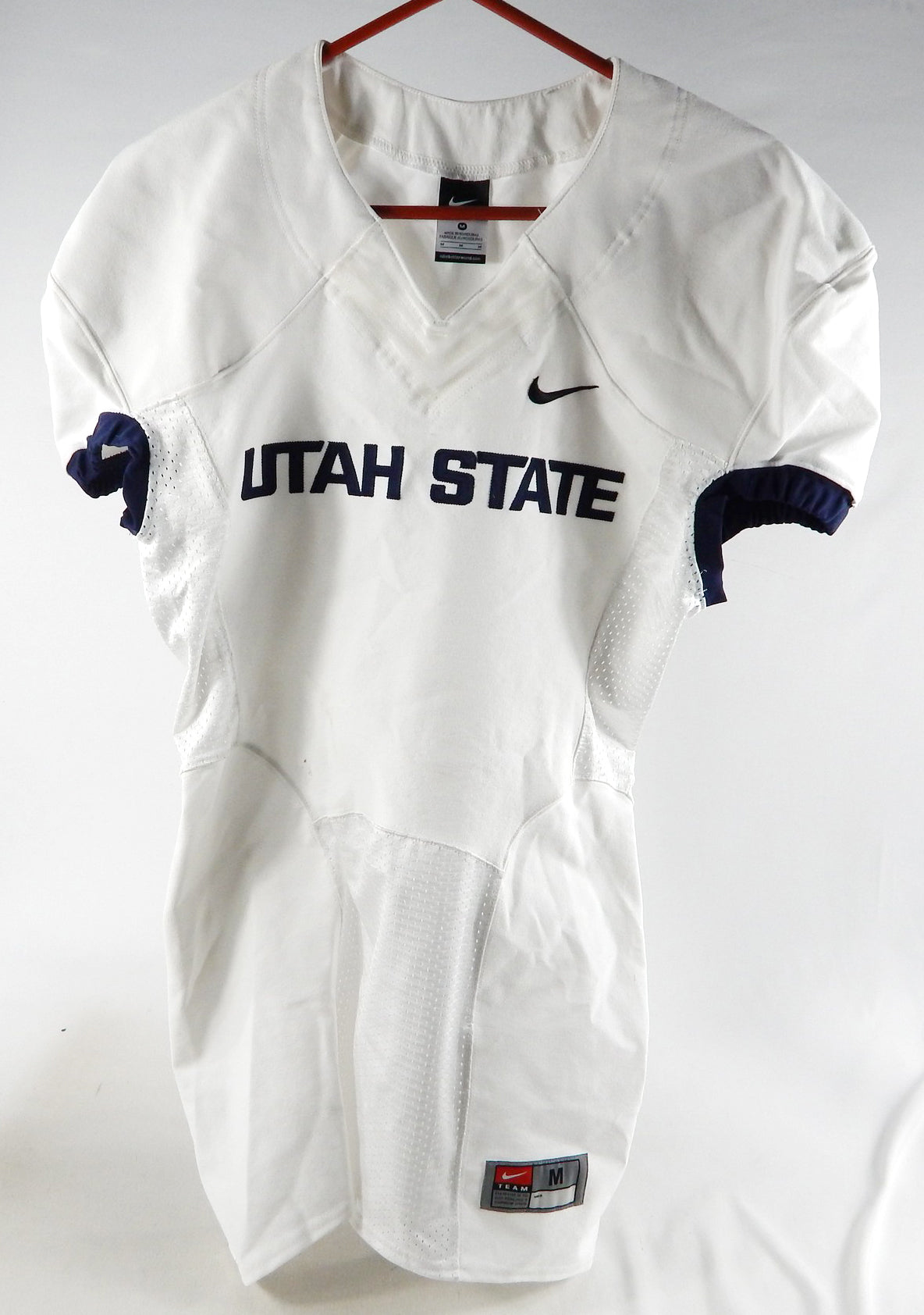 2013 Utah State Aggies Blank Game Issued White Jersey M DP84000