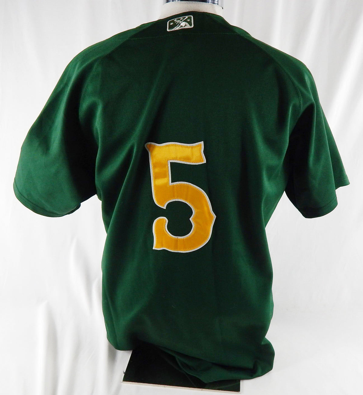 2010s Lynchburg Hillcats #5 Game Used Green Jersey 44 141 Pic2